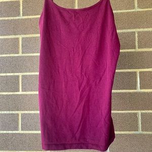 Maroon tank top